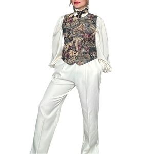 Northern Traditions Rare Vintage carousel print vest - Small